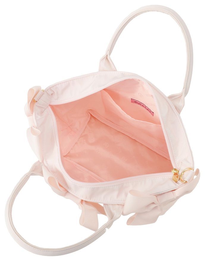 Maison de FLEUR「【2Way】ボリュームリボン2Wayトートバッグ」|トートバッグ|