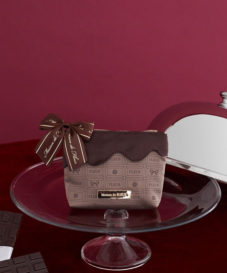 Maison de FLEUR「FLEURチョコレートポーチ」|ポーチ|