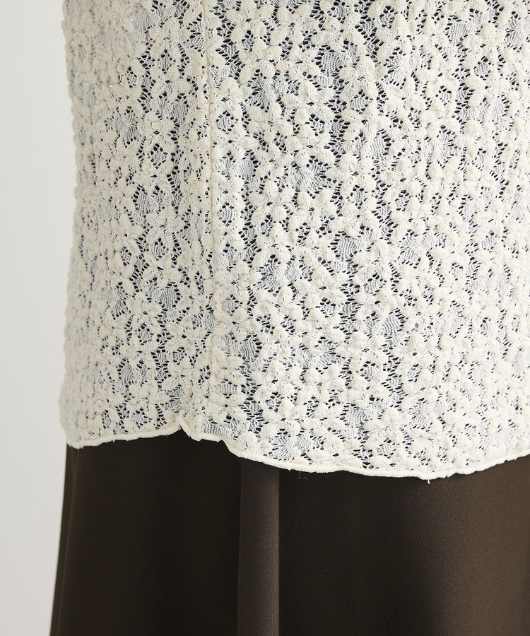 Green Parks「カットレースシャツプルオーバー」|Tシャツ・カットソー|