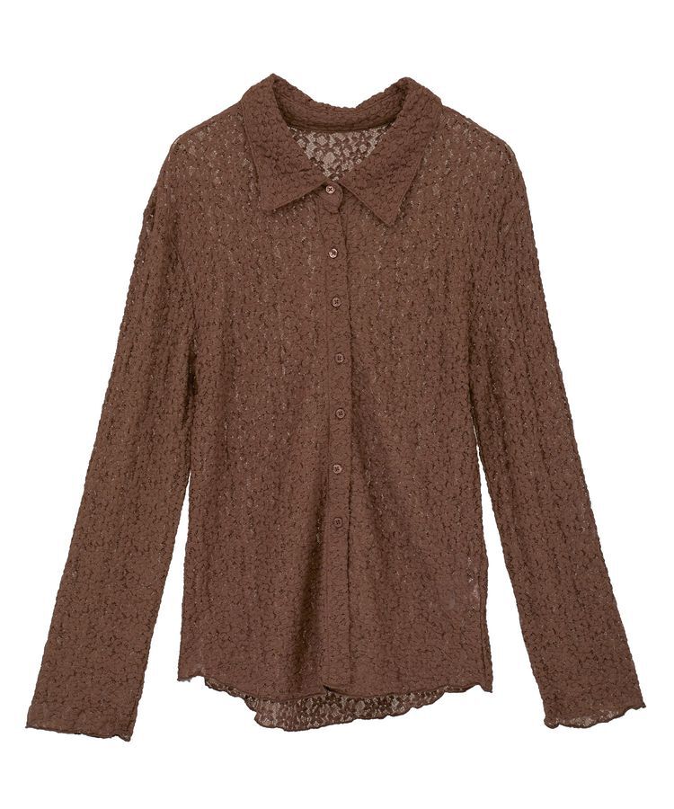 Green Parks「カットレースシャツプルオーバー」|Tシャツ・カットソー|