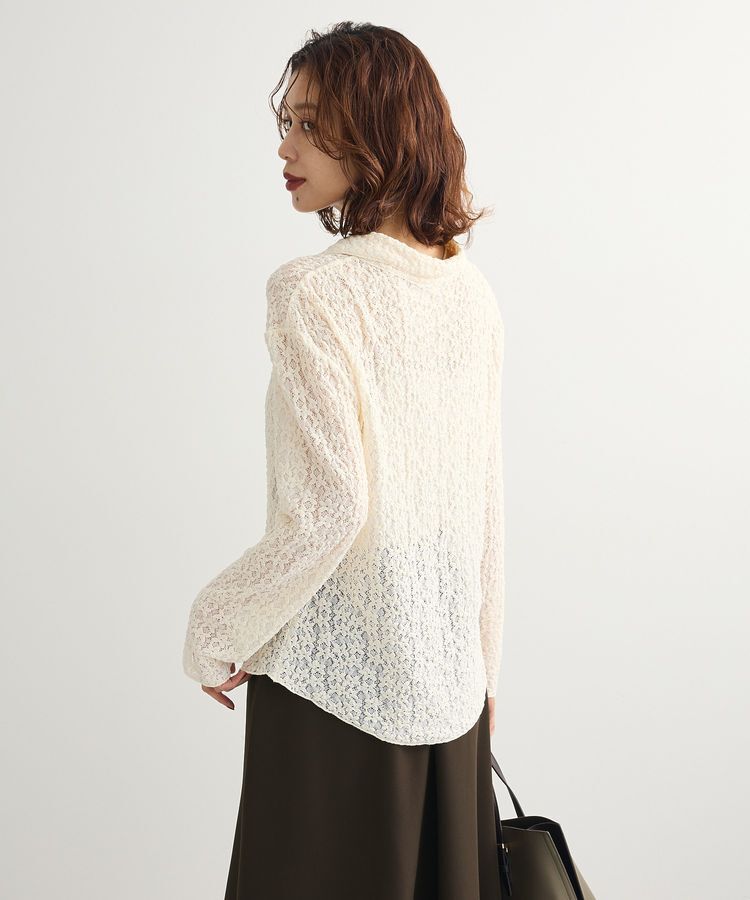 Green Parks「カットレースシャツプルオーバー」|Tシャツ・カットソー|