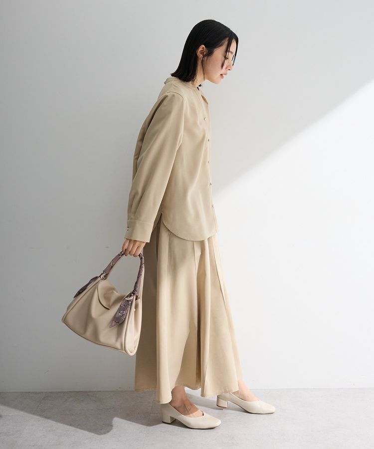 Green Parks「SET2点スキッパーブラウス+プリーツスカート」|ワンピース|