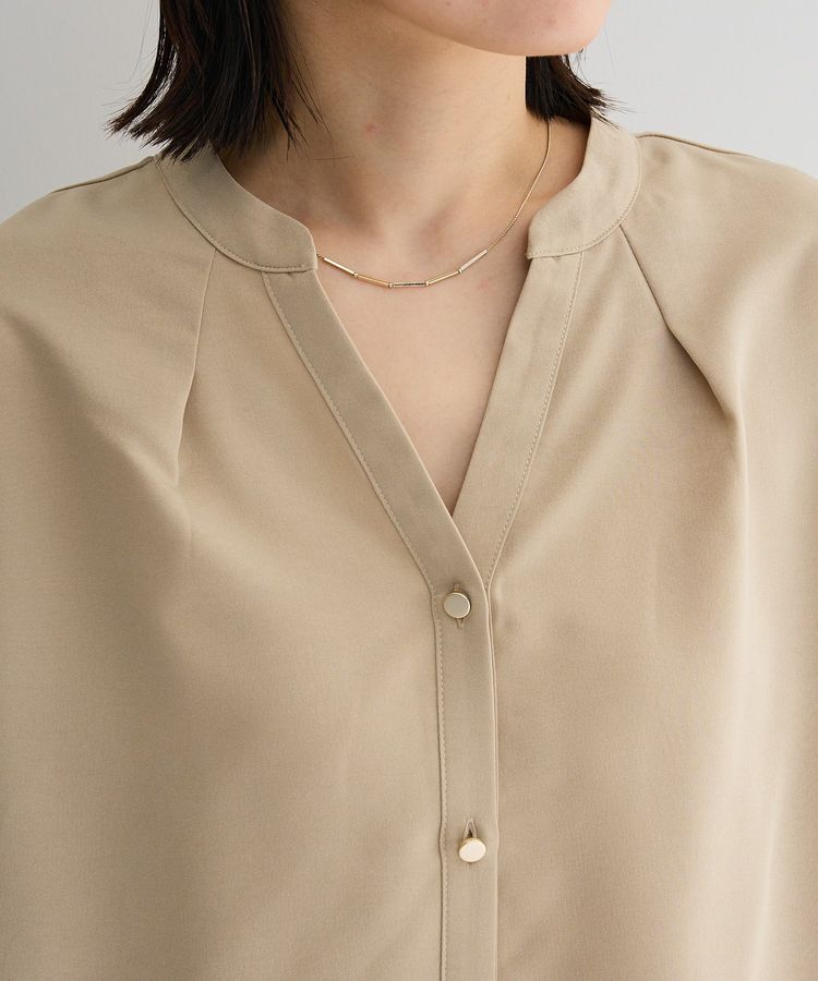 Green Parks「SET2点スキッパーブラウス+プリーツスカート」|ワンピース|