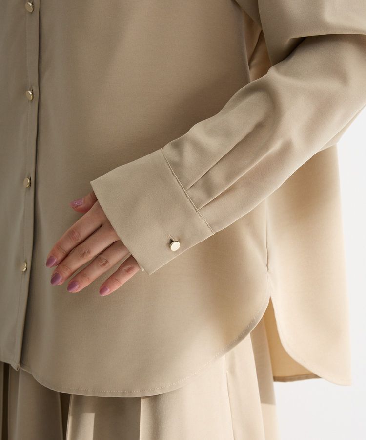 Green Parks「SET2点スキッパーブラウス+プリーツスカート」|ワンピース|