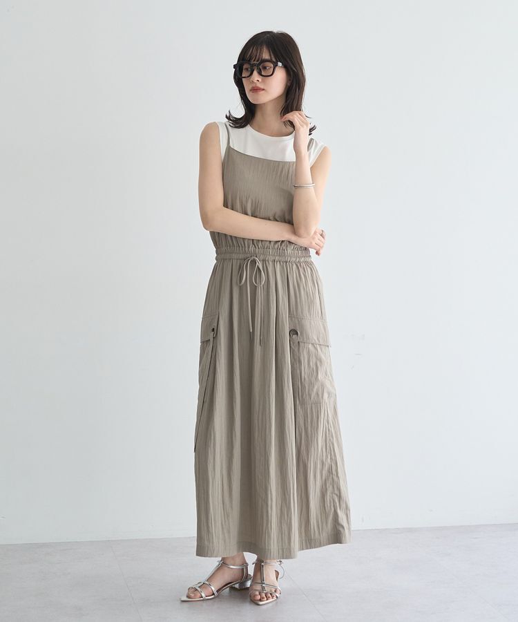 YECCA VECCA「コットンスムースノースリーブトップス」|Tシャツ・カットソー|