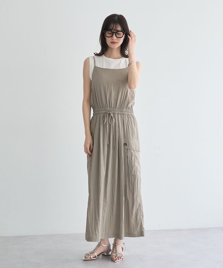 YECCA VECCA「コットンスムースノースリーブトップス」|Tシャツ・カットソー|