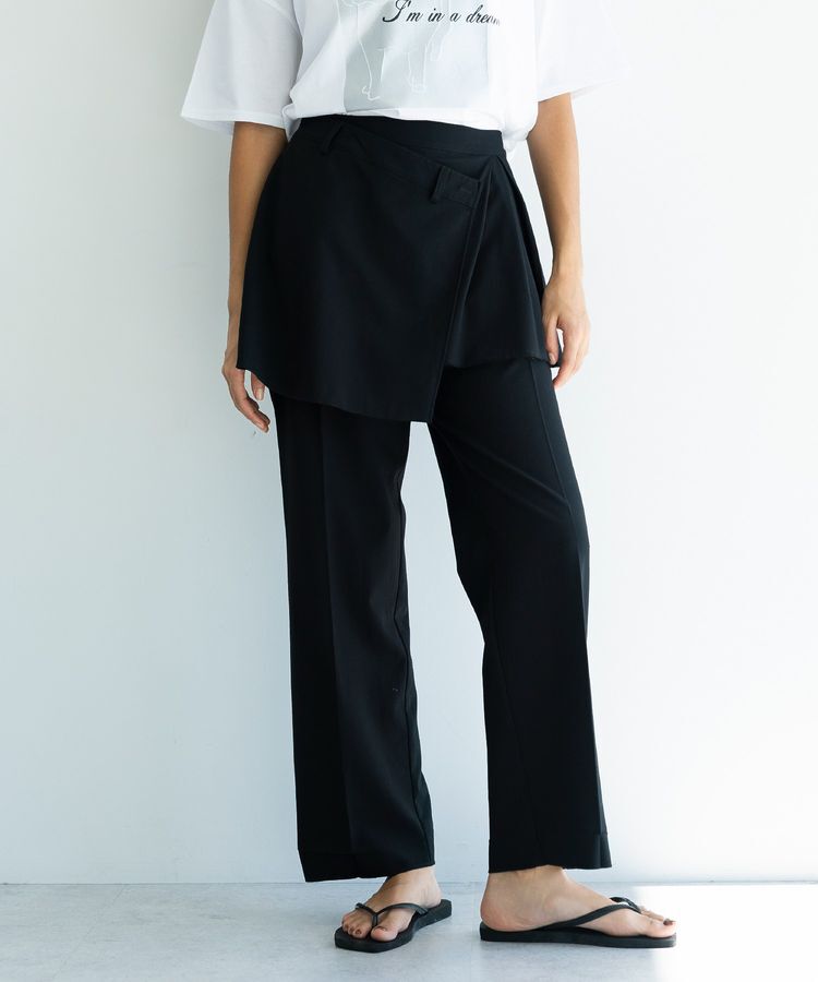 GARAGE OF GOOD CLOTHING「ムジレイヤードロングパンツ」|その他|Black