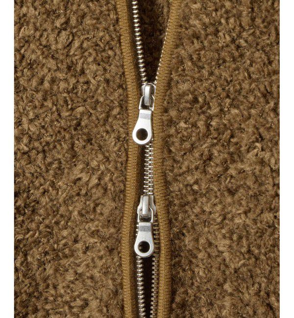 allureville「ニットボアブルゾン」|ブルゾン・スタジャン|