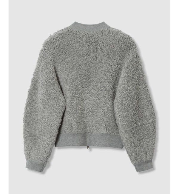 allureville「ニットボアブルゾン」|ブルゾン・スタジャン|