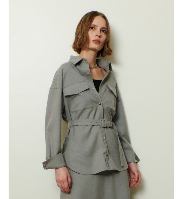 allureville「サキソニーＣＰＯシャツ」|シャツ・ブラウス|