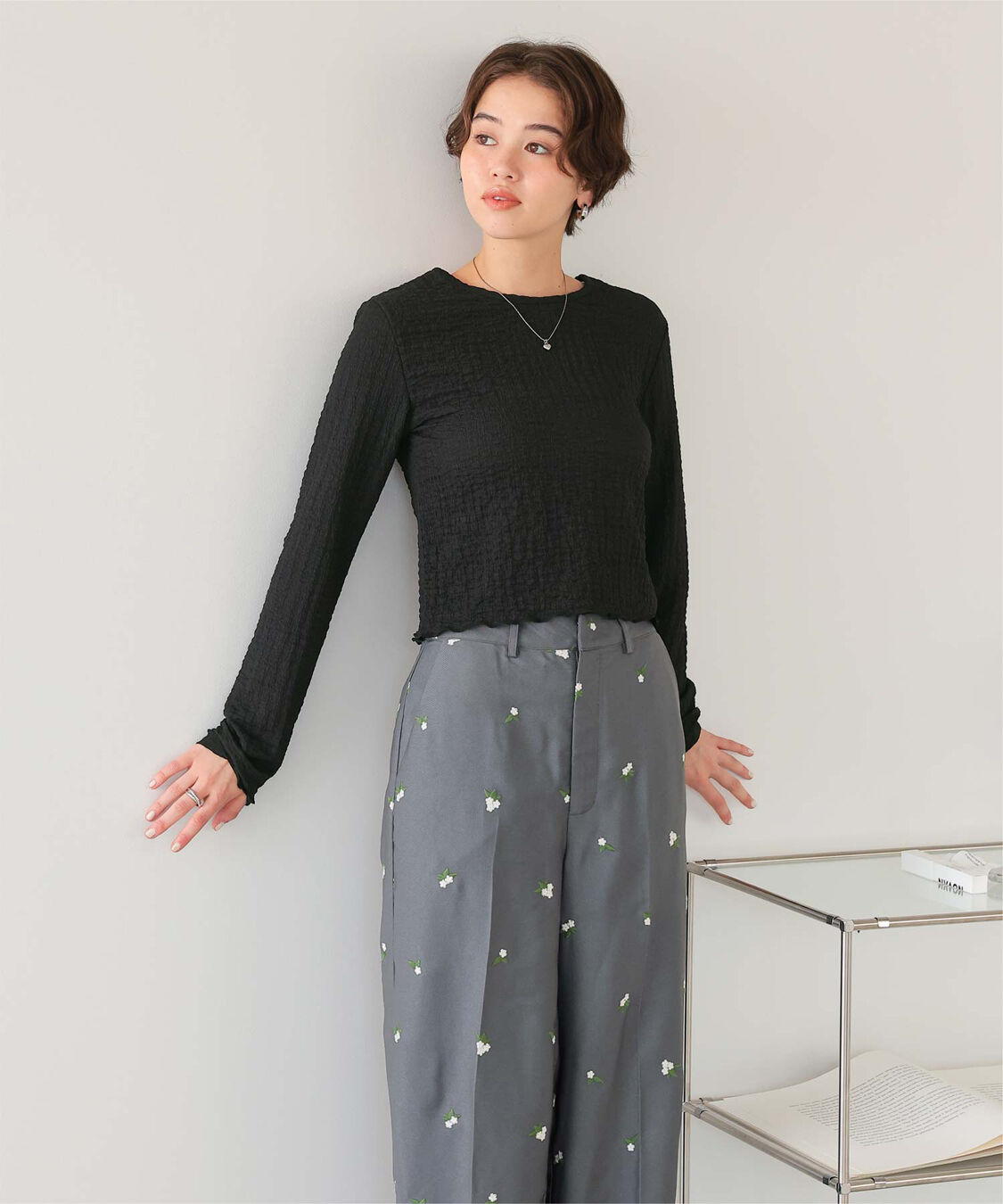 titivate「前後2wayポコポコジャガードトップス」|Tシャツ・カットソー|