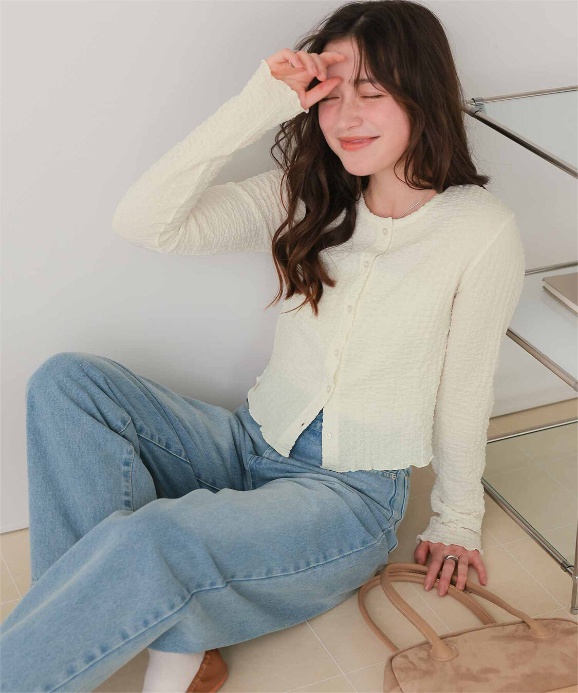 titivate「前後2wayポコポコジャガードトップス」|Tシャツ・カットソー|