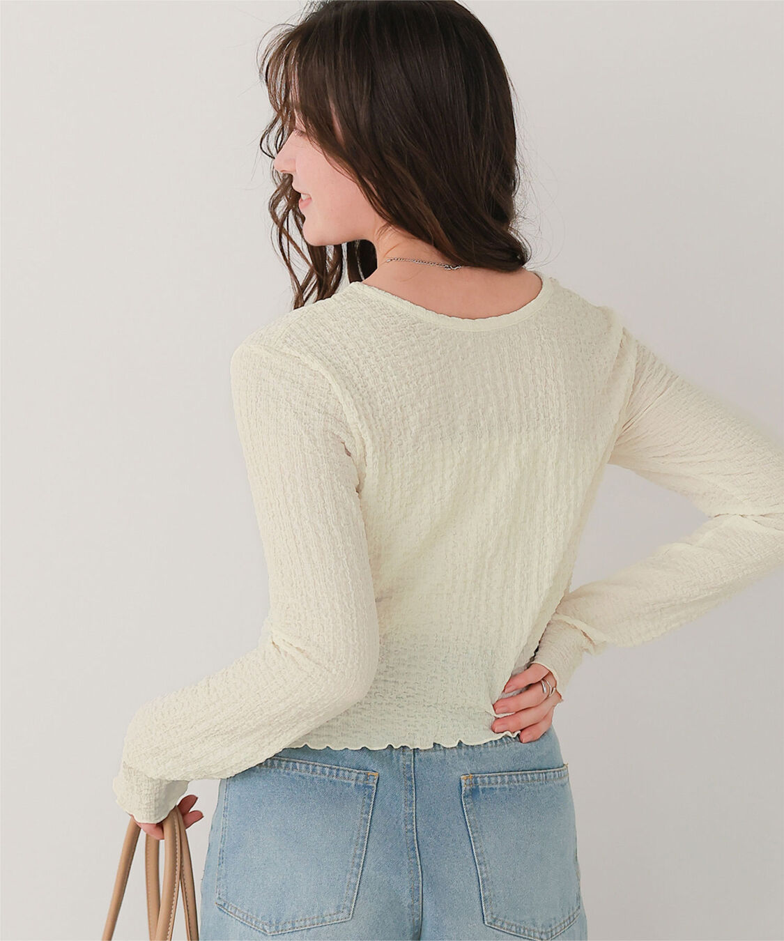 titivate「前後2wayポコポコジャガードトップス」|Tシャツ・カットソー|