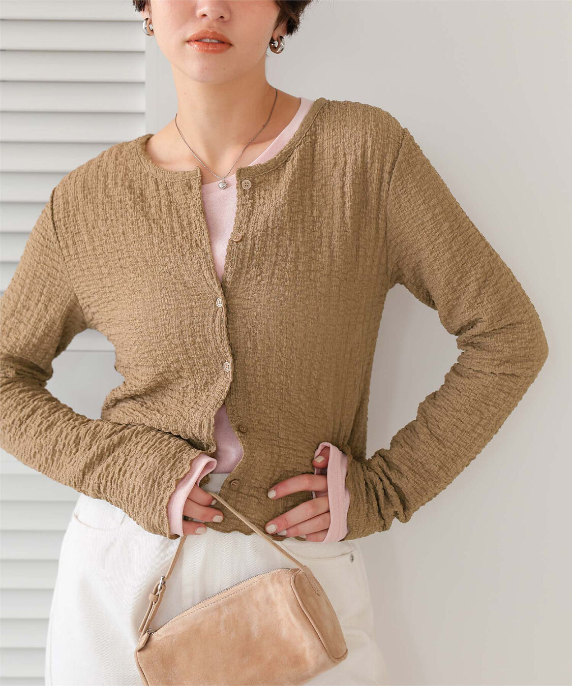 titivate「前後2wayポコポコジャガードトップス」|Tシャツ・カットソー|