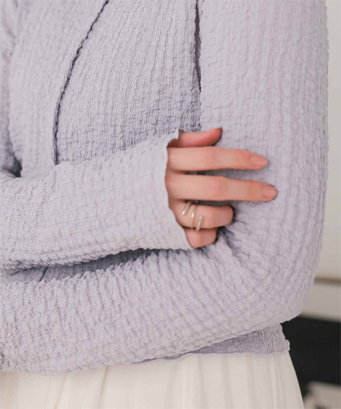 titivate「前後2wayポコポコジャガードトップス」|Tシャツ・カットソー|