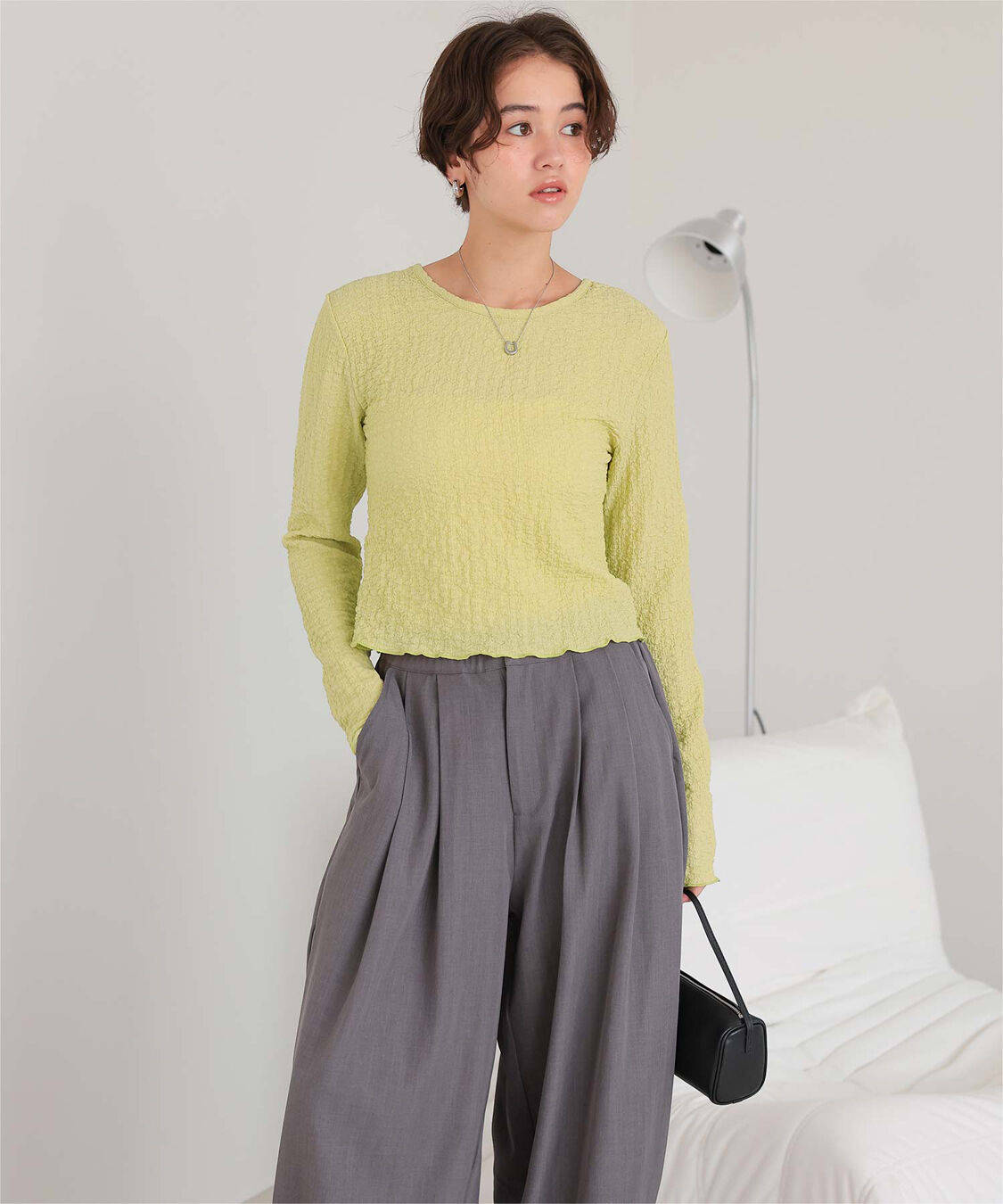 titivate「前後2wayポコポコジャガードトップス」|Tシャツ・カットソー|