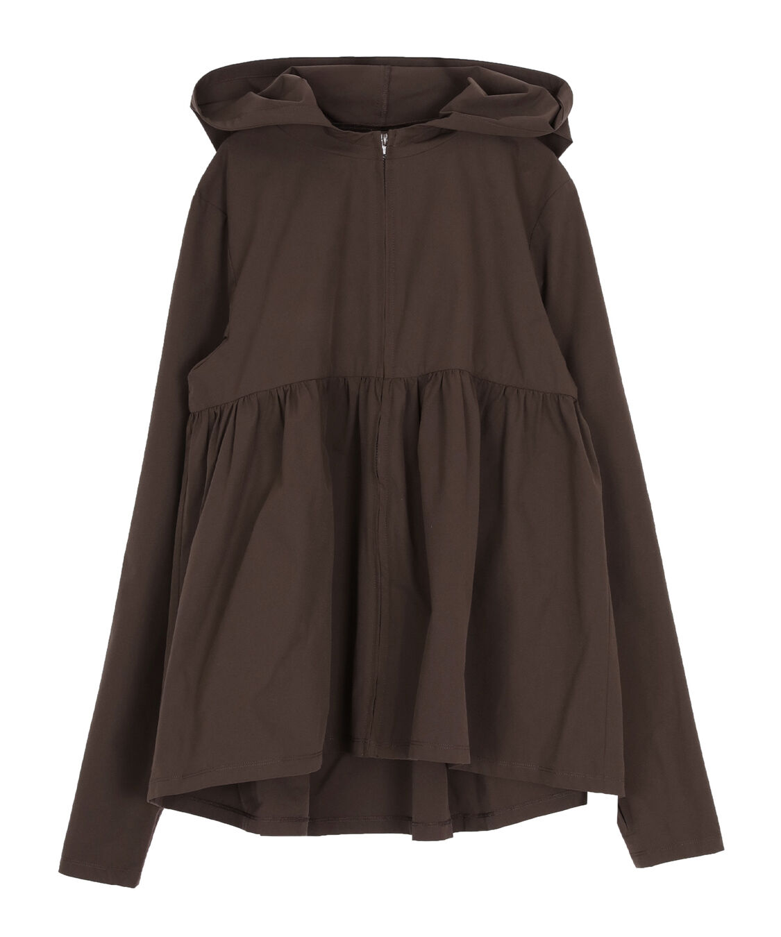 titivate「ヘムラインギャザーデザインパーカー/ラッシュガード」|ビキニトップス|