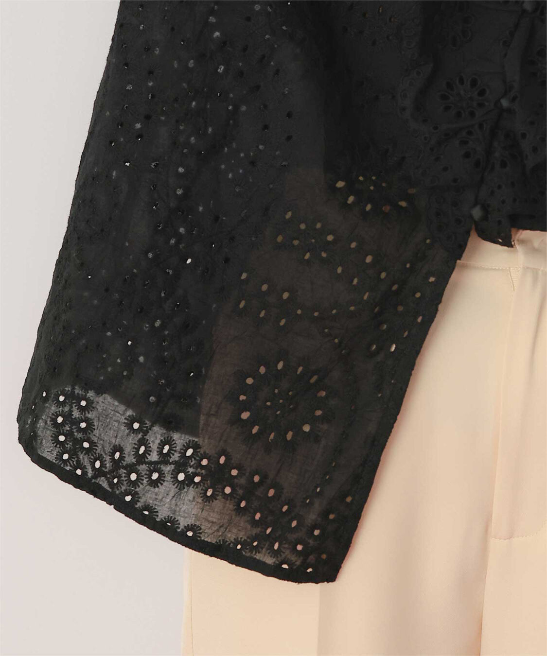 titivate「フリルカラーレースブラウス」|シャツ・ブラウス|