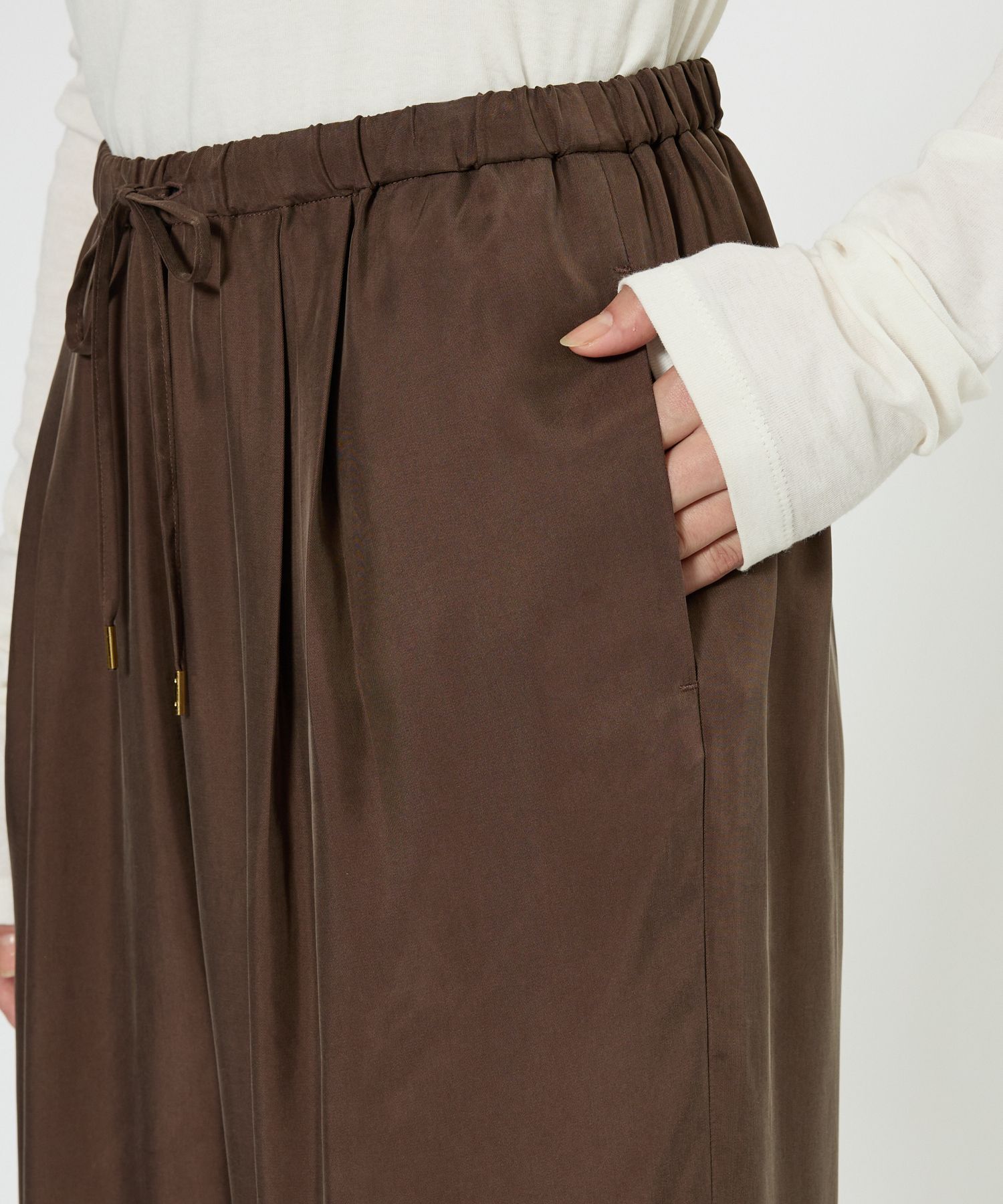 BABYLONE「イージースラックスパンツ/ ハンドウォッシャブル」|スラックス|