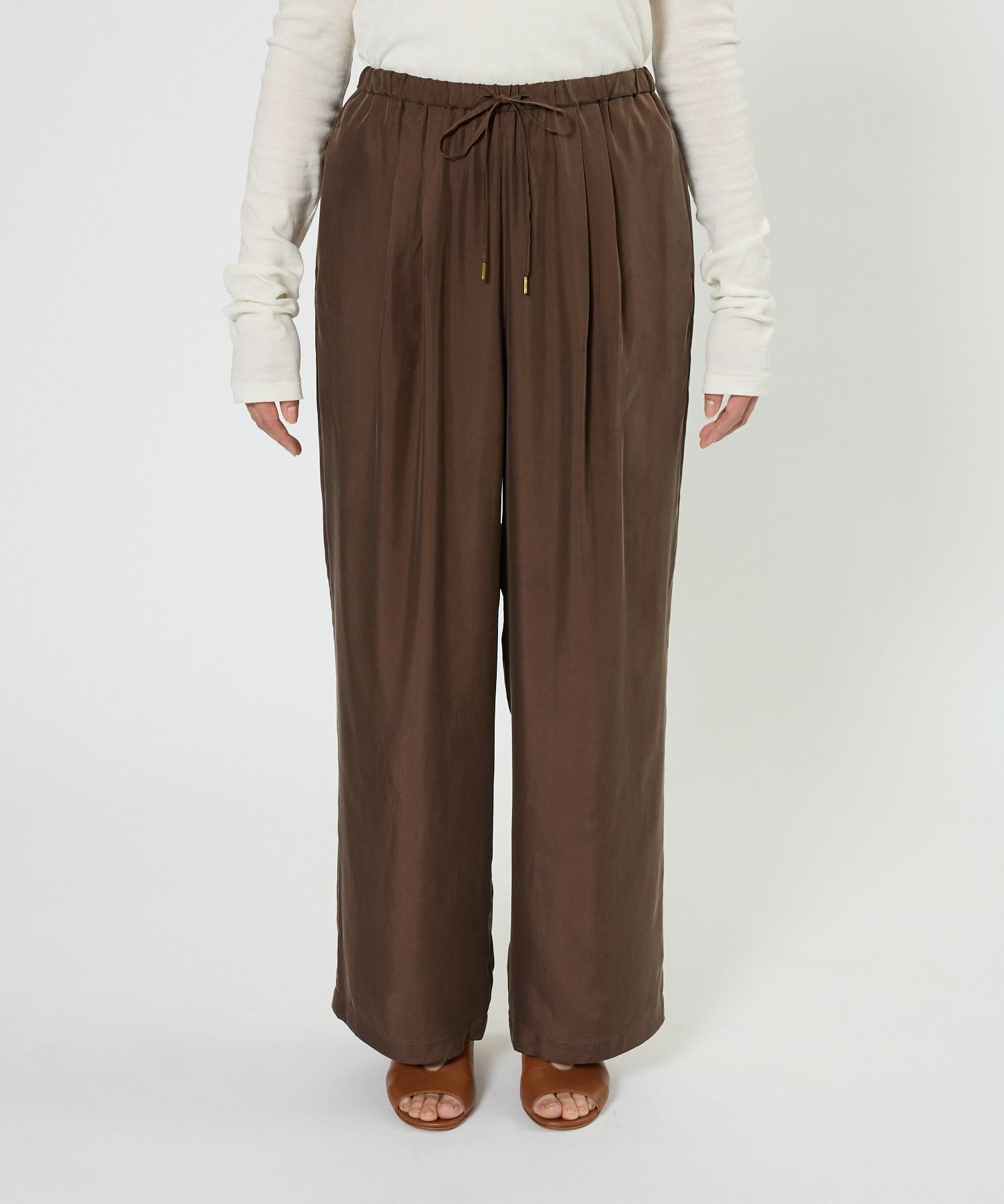 BABYLONE「イージースラックスパンツ/ ハンドウォッシャブル」|スラックス|