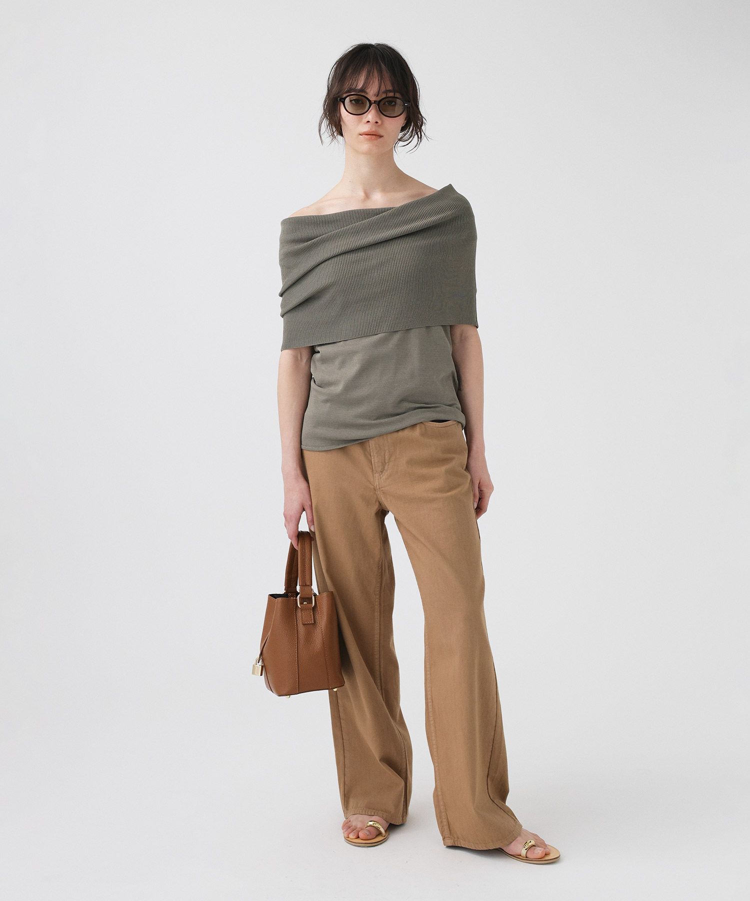 BABYLONE「オフショル天竺ニット」|ニット・セーター|