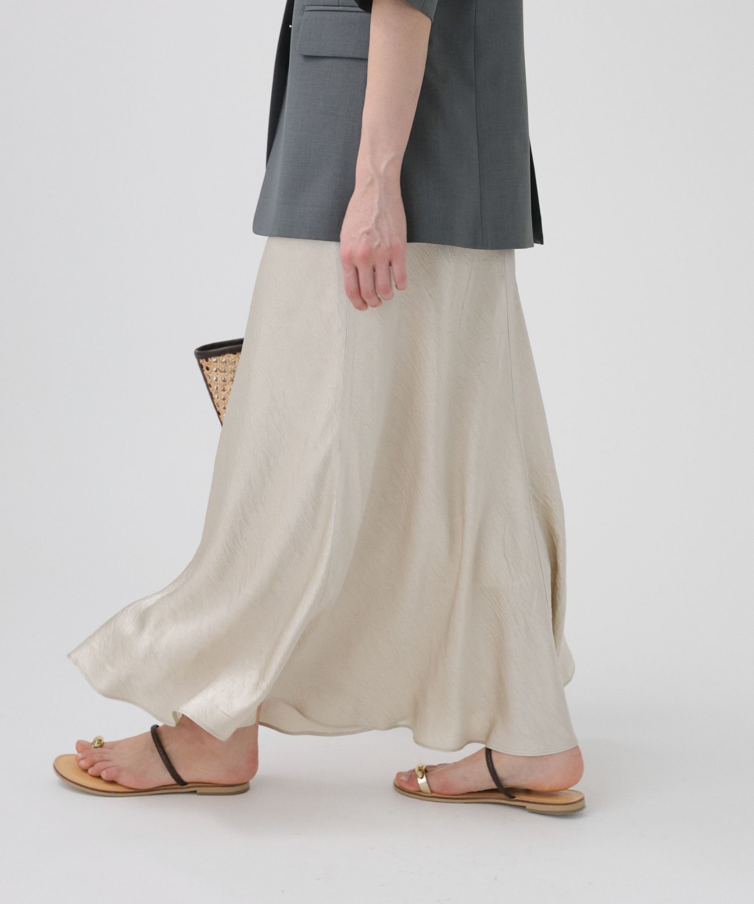 BABYLONE「ヴィンテージサテンスカート」|スカート|