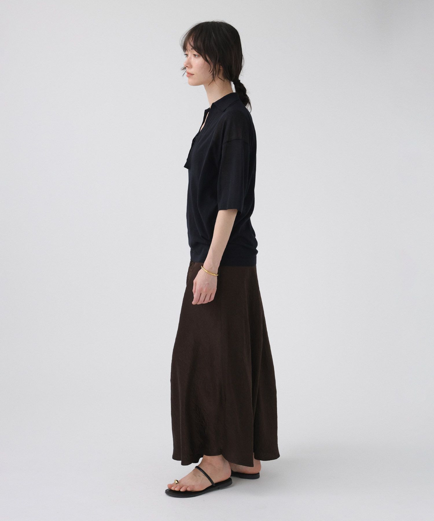 BABYLONE「ヴィンテージサテンスカート」|スカート|