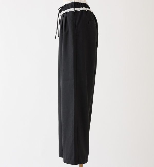 「【Black Ribbon Collection】ウエストフリルスラックス」|その他|