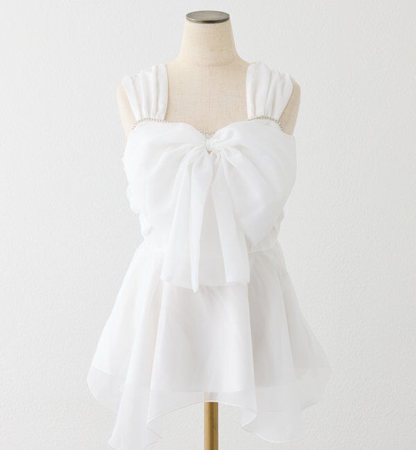  「フロントリボンチュニック」|シャツ・ブラウス|