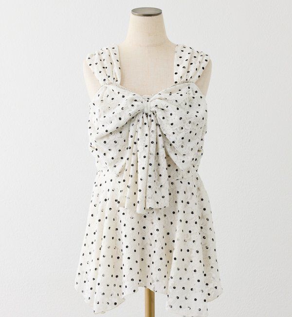  「フロントリボンチュニック」|シャツ・ブラウス|