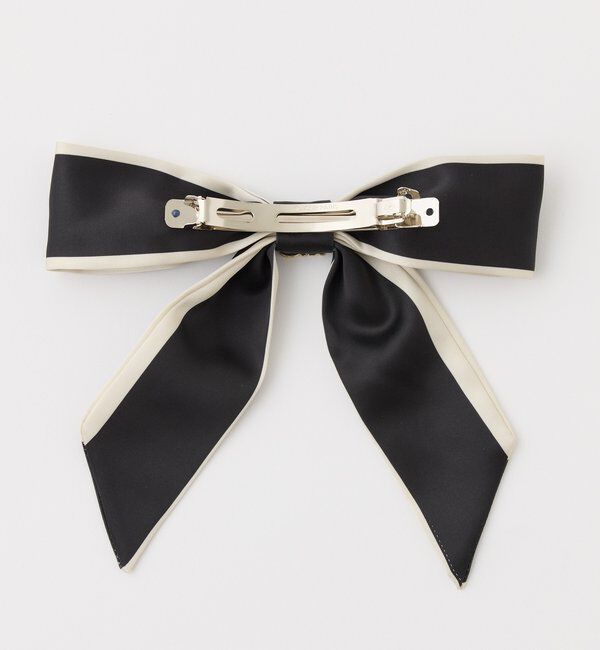  「【Eliane Collection】ロゴエンブレム付きスカーフバレッタ」|その他|