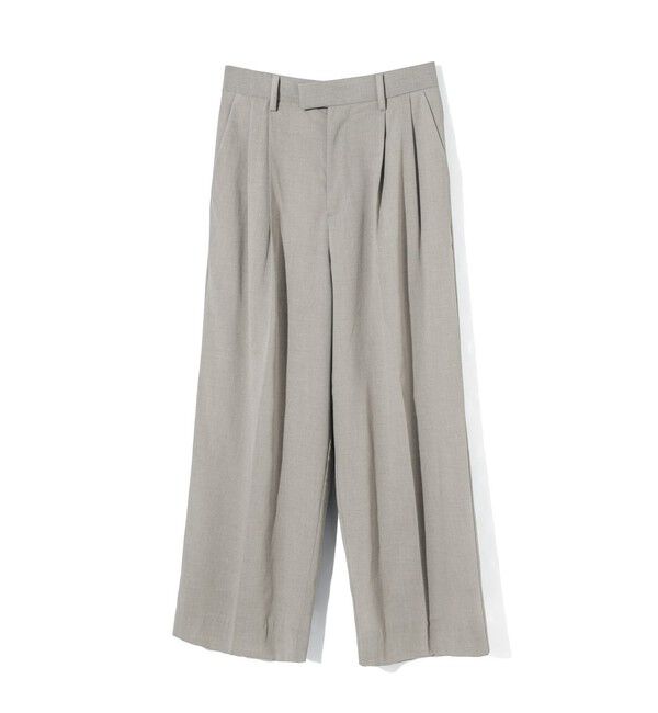 MIDIUMISOLID「MIDIUMISOLID for Ladies シアーワイドスラックス」|その他|グレー