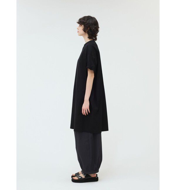 mizuiro ind「mizuiro ind ロールアップスリーブワイドワンピース」|ワンピース|