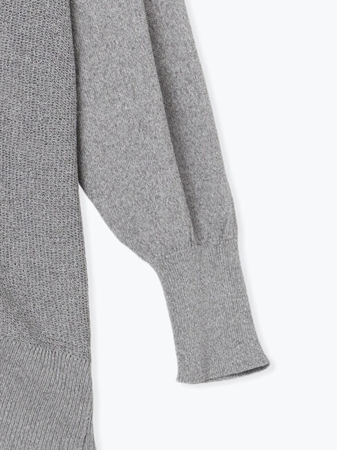 Samansa Mos2「【接触冷感】畦編みニットカーディガン」|カーディガン|