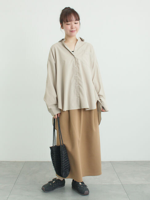 Samansa Mos2「ダンボールタイトスカート」|スカート|