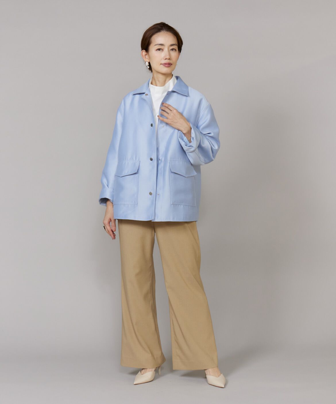 Le Souk「《大きいサイズ》オーバーサイズシャツジャケット　」|その他|