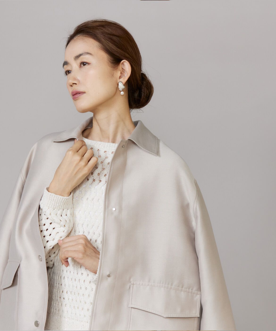 Le Souk「《大きいサイズ》オーバーサイズシャツジャケット　」|その他|