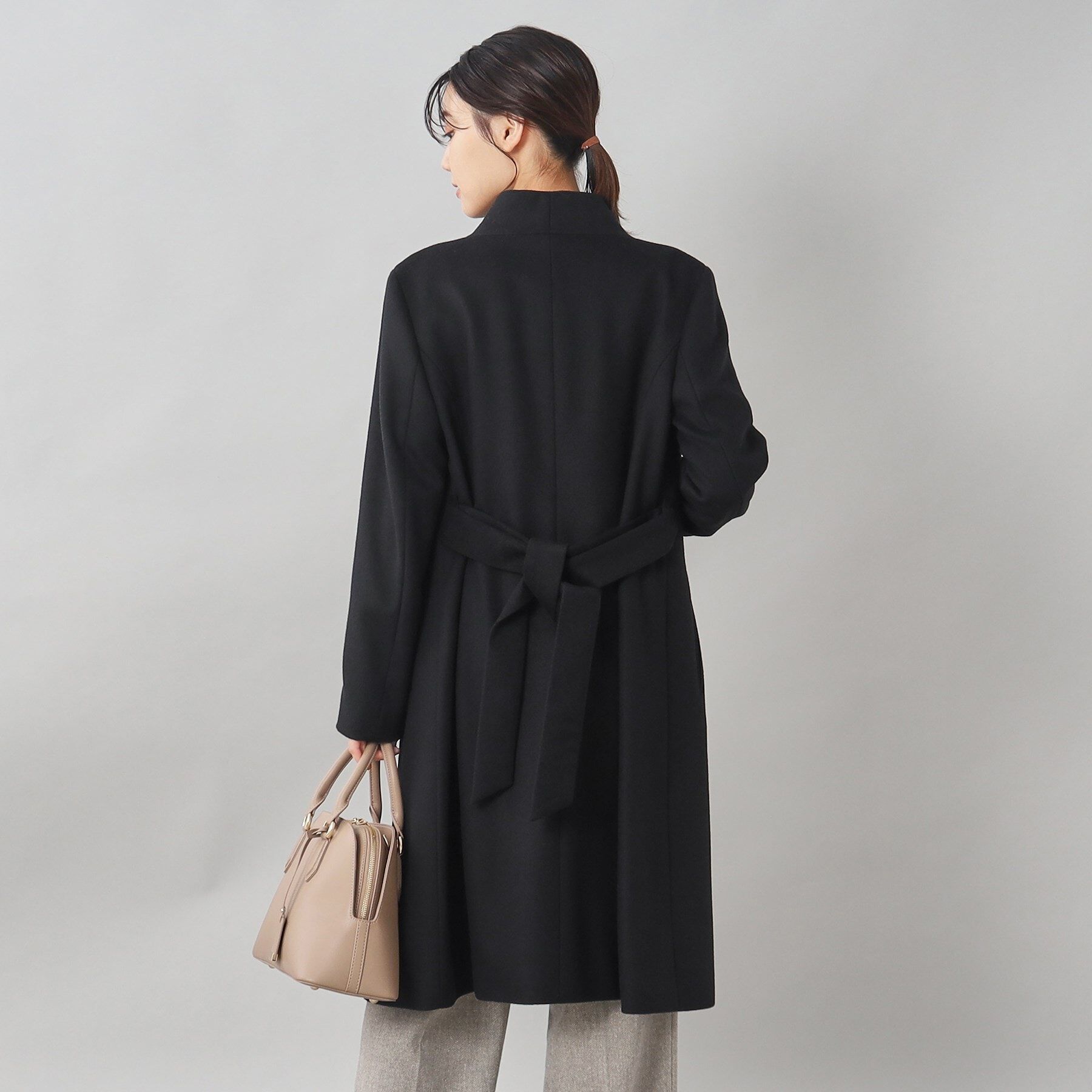 UNTITLED「【日本製／2WAY衿】スタンドカラー ロングコート」|その他|