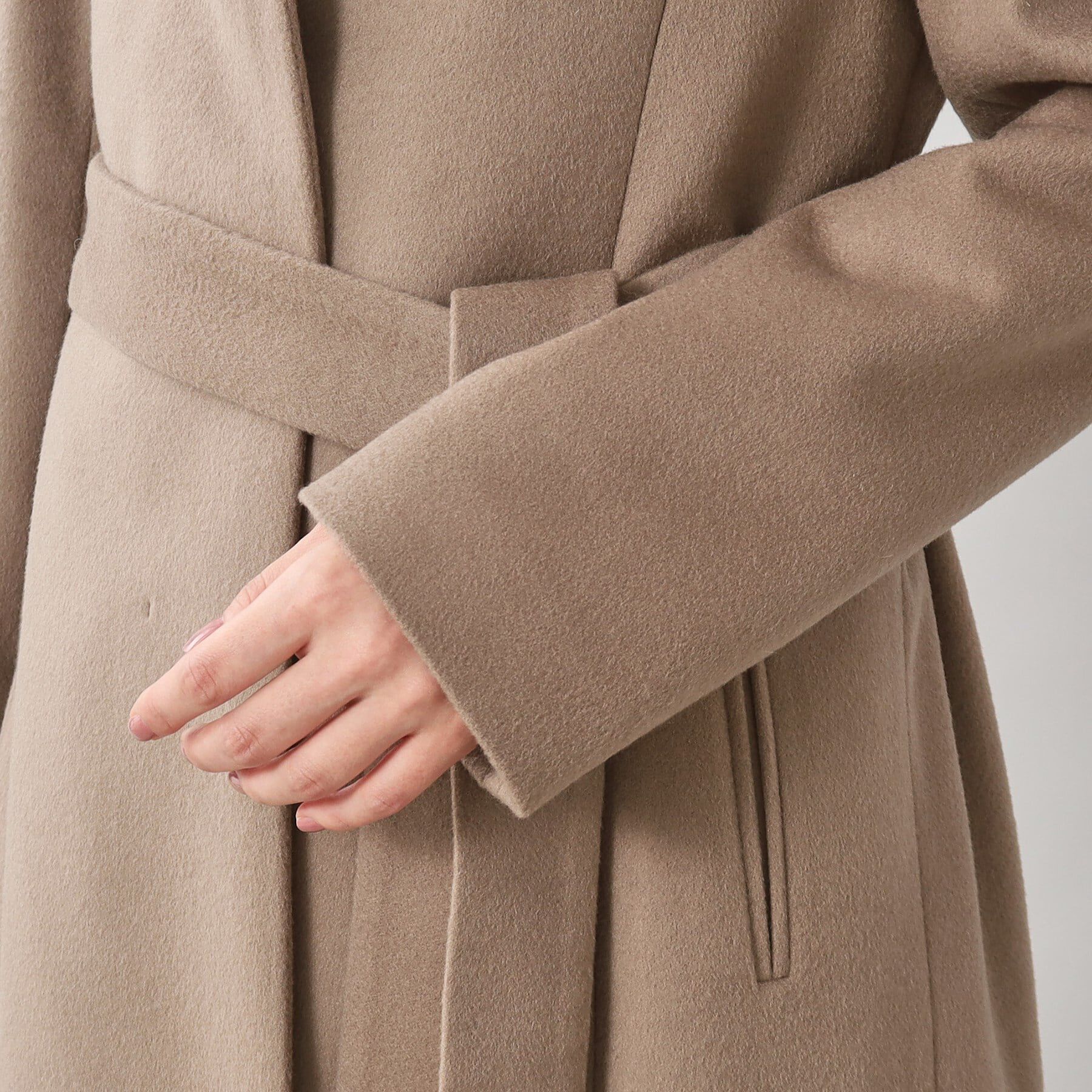 UNTITLED「【日本製／2WAY衿】スタンドカラー ロングコート」|その他|