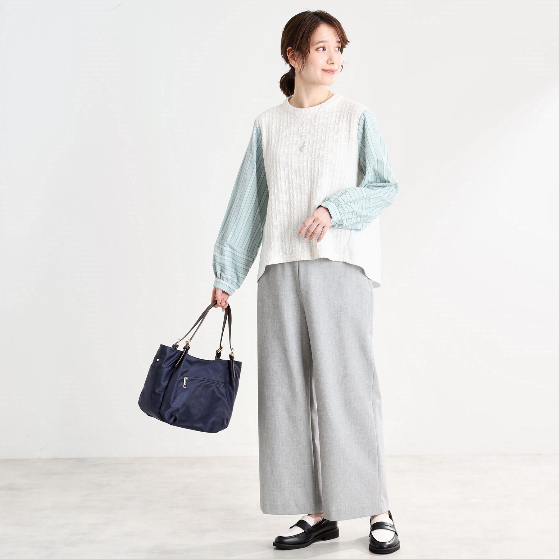 Reflect「【洗える】フルレングス丈ワイドストレートパンツ」|その他|