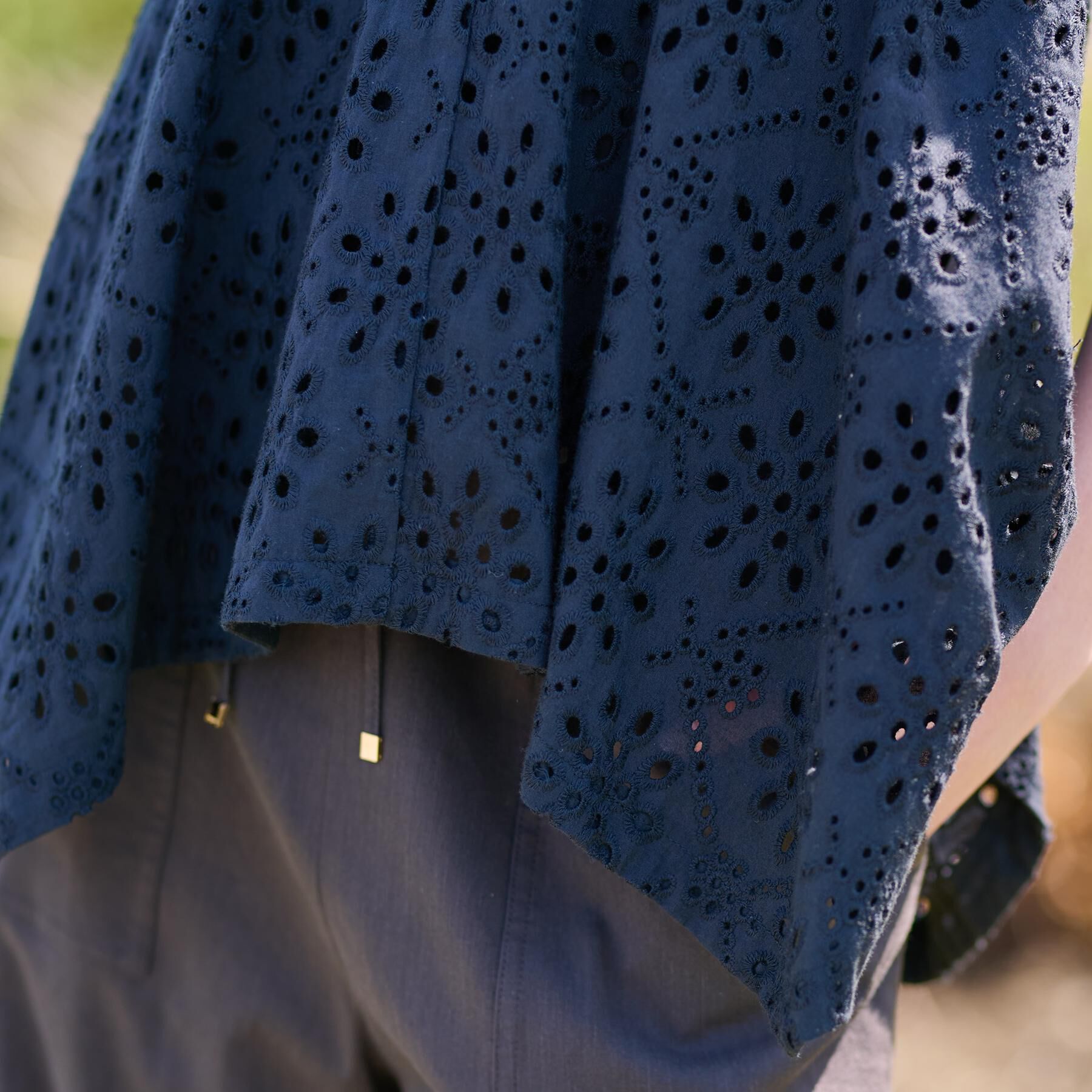 DRESSTERIOR「【コットン100％/洗える】カットワークレースブラウス」|シャツ・ブラウス|