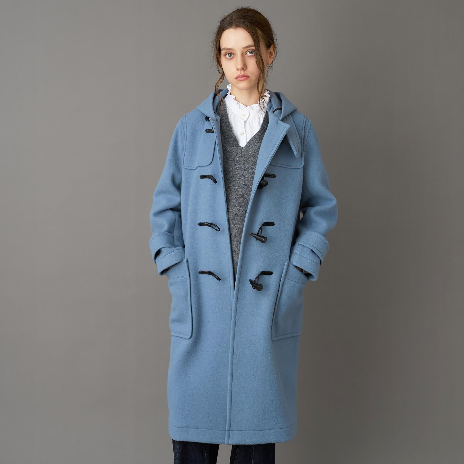 DRESSTERIOR「Superfineリサイクルメルトンダッフルコート」|ダッフルコート|