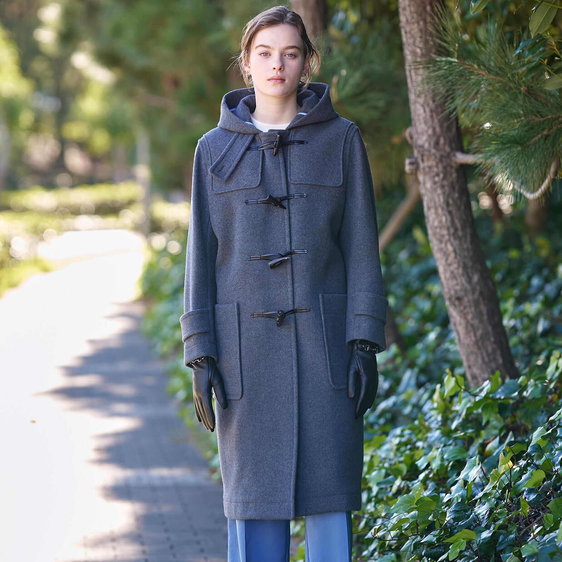 DRESSTERIOR「Superfineリサイクルメルトンダッフルコート」|ダッフルコート|