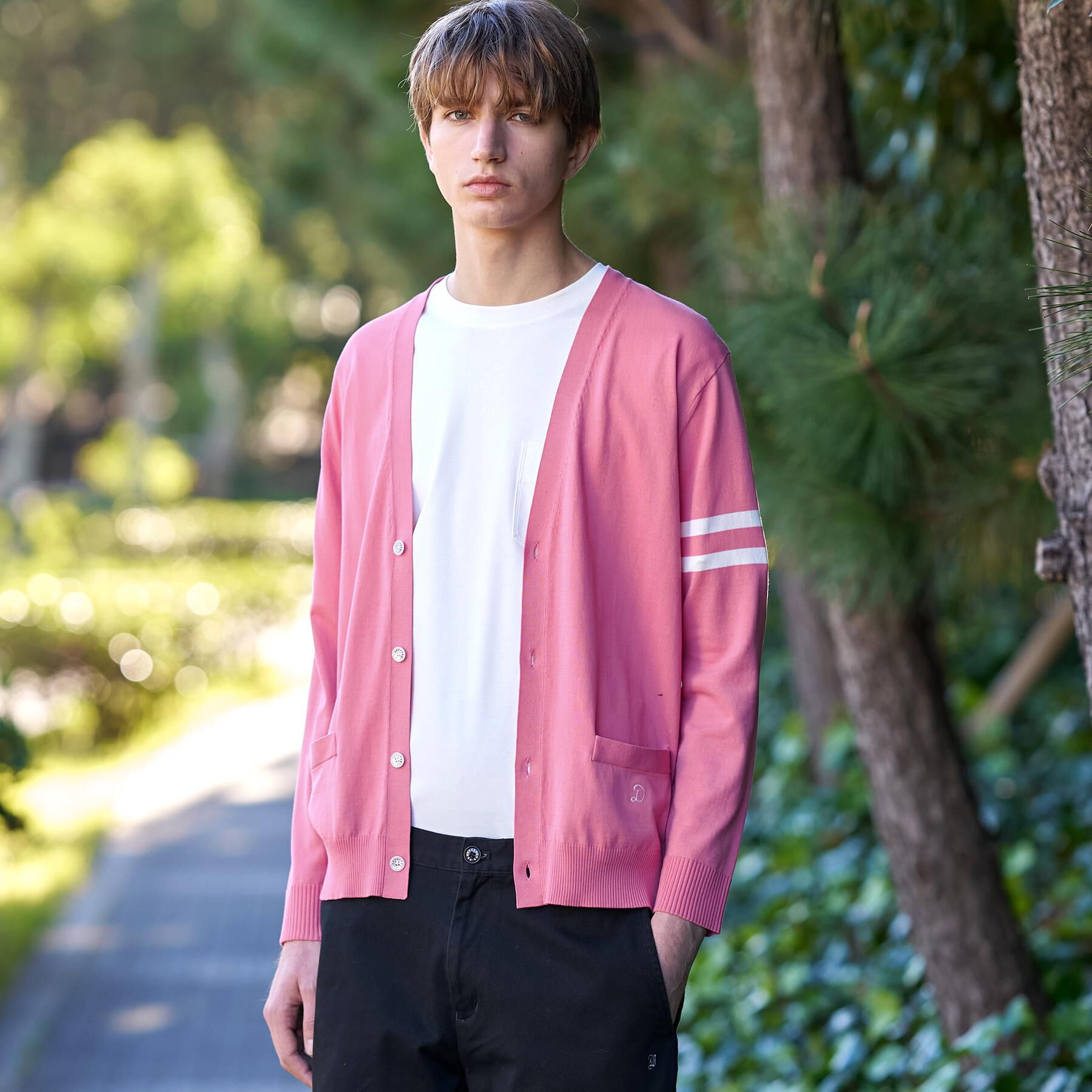 DRESSTERIOR「【ウォッシャブル】コットンシルク ニットカーディガン」|カーディガン|