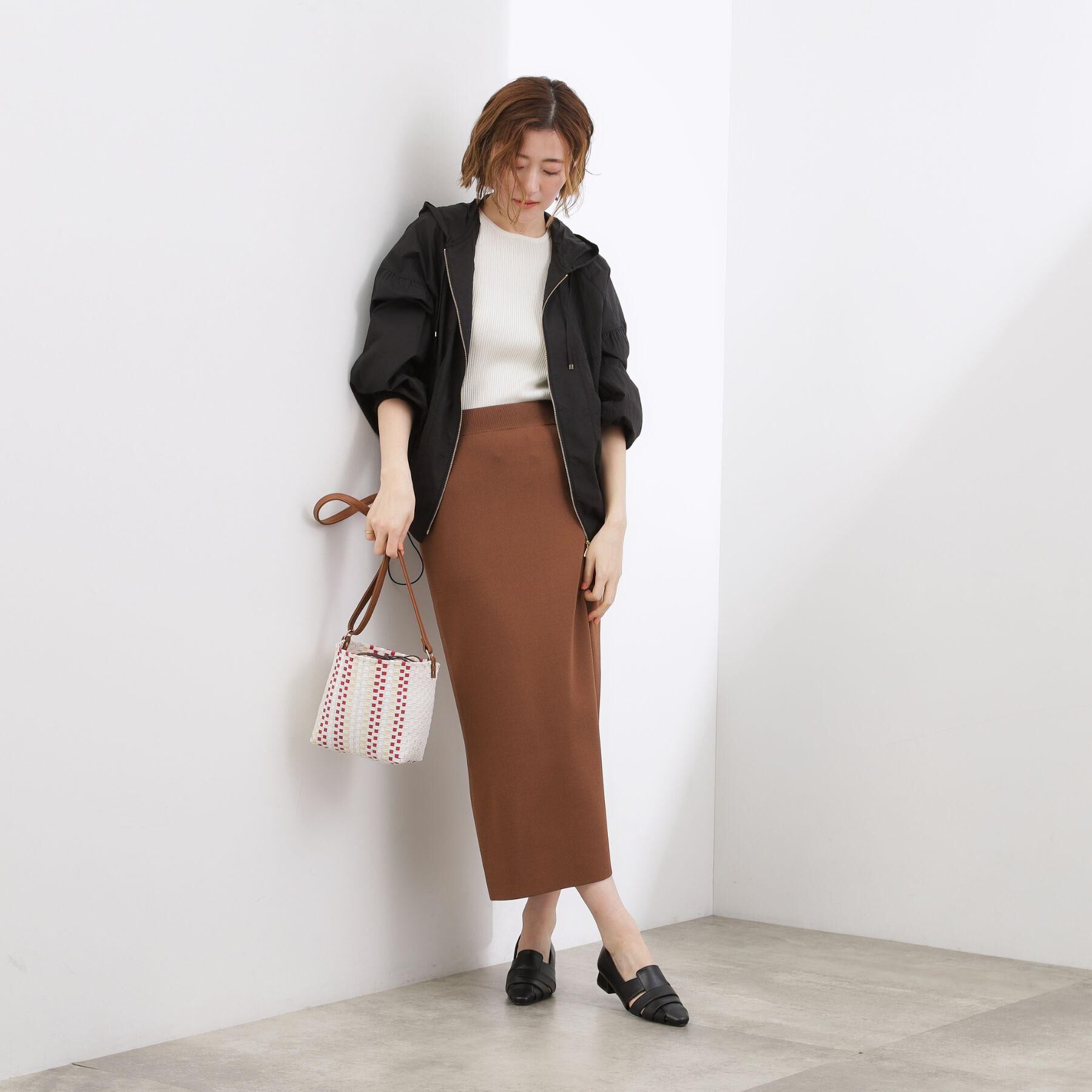 grove「【貴島明日香さん着用・洗える】軽やかシアーナイロンフーディブルゾン」|ブルゾン・スタジャン|