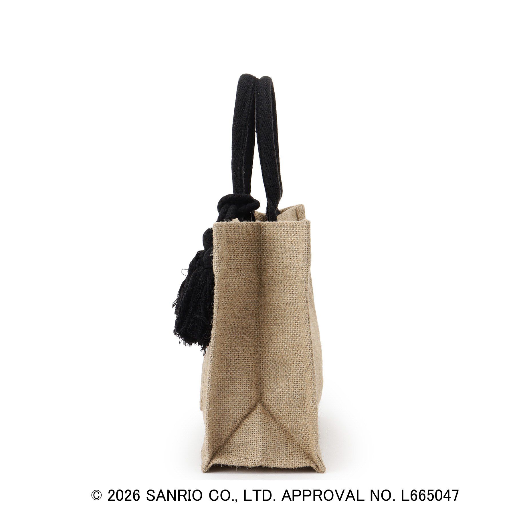grove「【ハローキティ】ジュートタッセルトート」|トートバッグ|