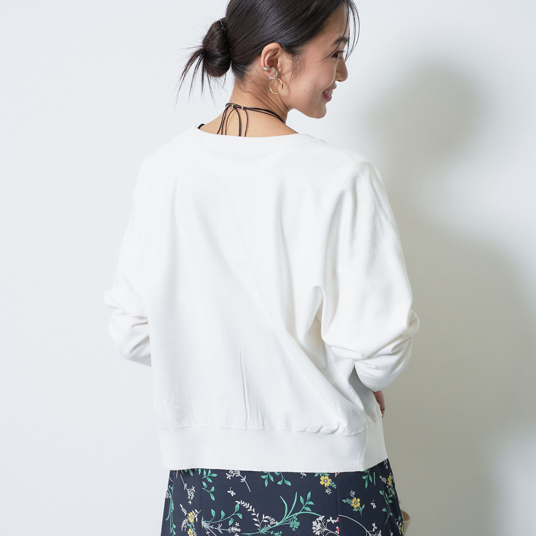 INDIVI「【洗える／前後2WAY／アンサンブル可能】ドルマンスリーブカーディガン」|カーディガン|