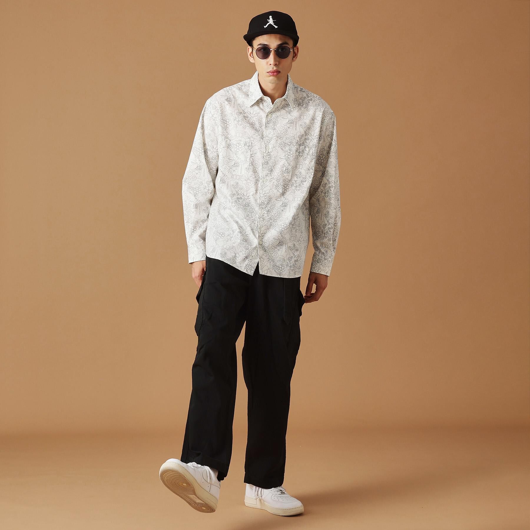 40CARATS&525「【Sサイズ～】ビリケンプリント 長袖シャツ」|シャツ・ブラウス|