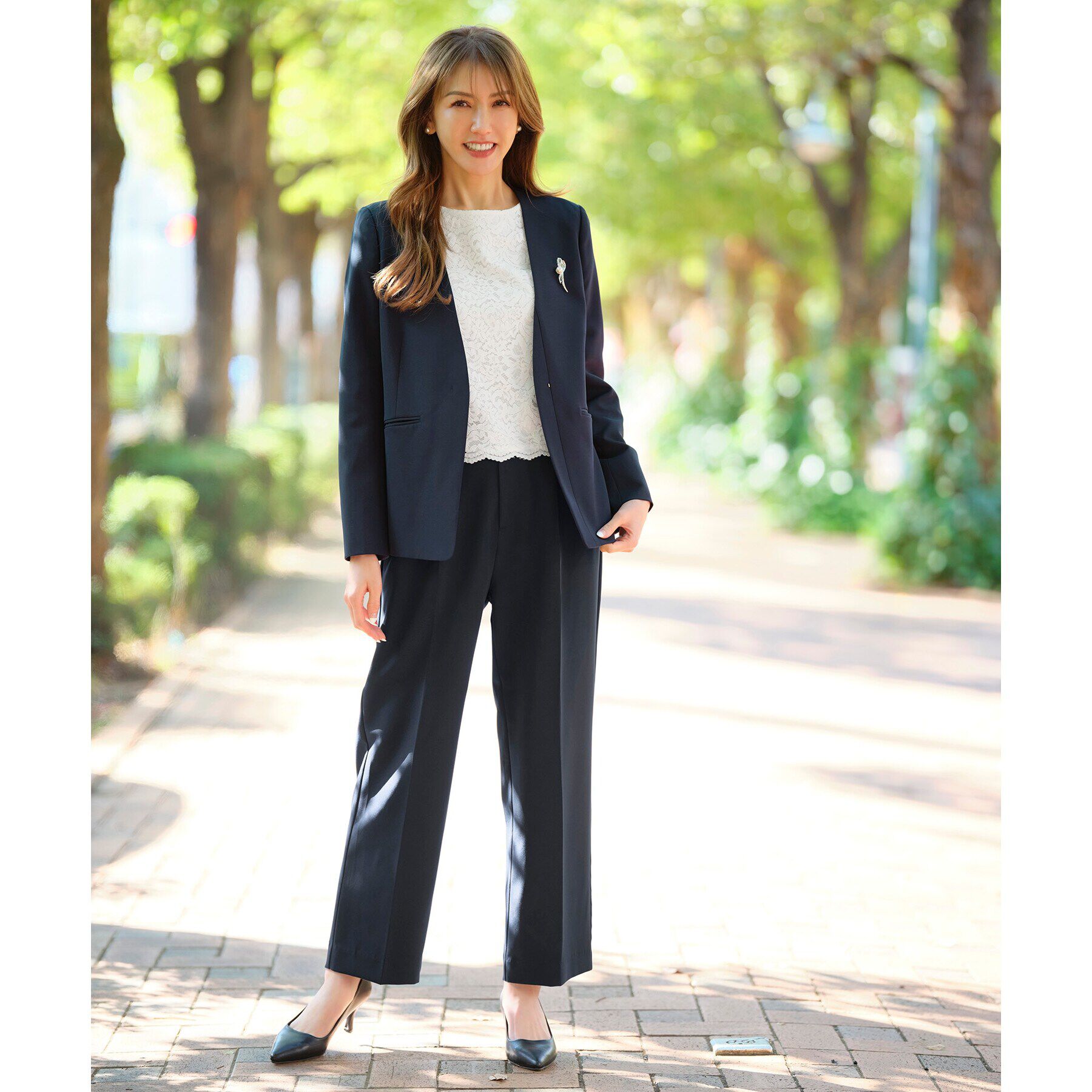 OPAQUE.CLIP「【抗菌防臭加工/7cmヒール】ベーシックパンプス/通勤・セレモニー対応」|パンプス|