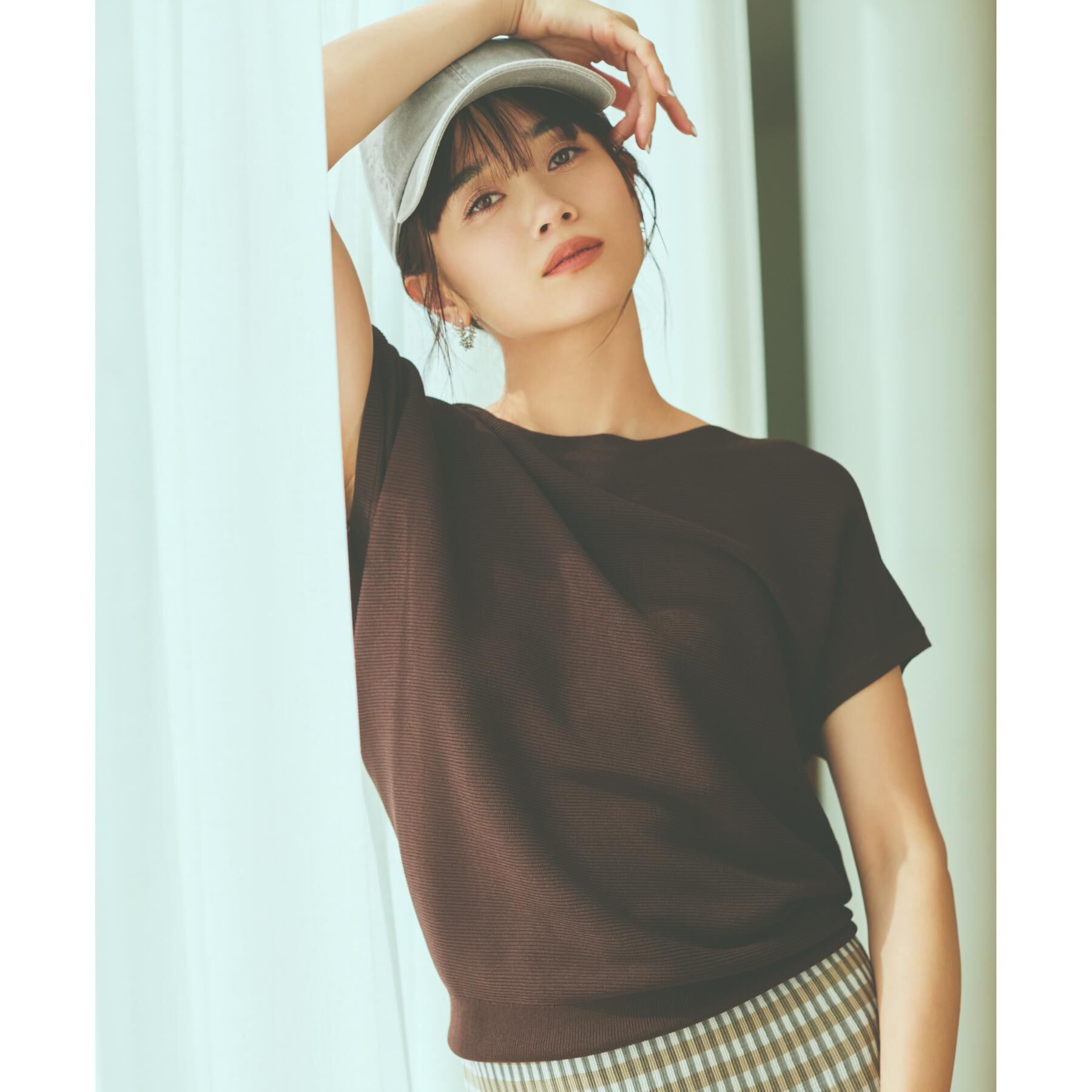 THE SHOP TK「美人フレンチニット【8色展開/WEB限定カラー/洗濯機OK/毛玉になりにくい】」|ニット・セーター|ブラウン(044)